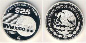 25 Peso United Mexican States (1867 - ) Silver 