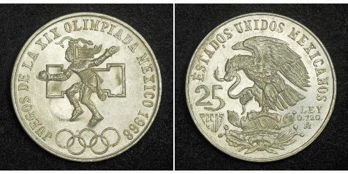 25 Peso United Mexican States (1867 - ) Silver 