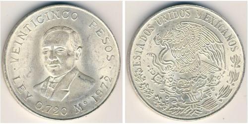 25 Peso United Mexican States (1867 - ) Silver 