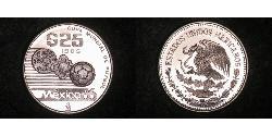25 Peso 墨西哥 銀 