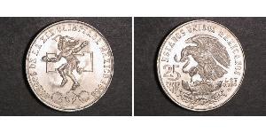 25 Peso 墨西哥 銀 