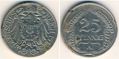 25 Pfennig Allemagne Cuivre/Nickel 
