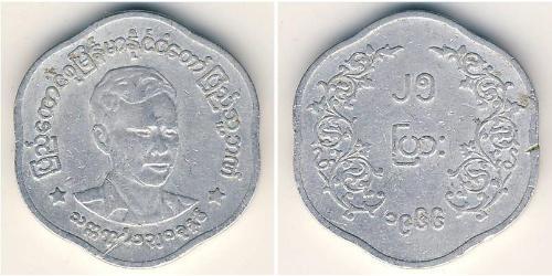 25 Pya Myanmar (1948 - ) Aluminium 