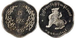 25 Pya Myanmar (1948 - ) Kupfer/Nickel 