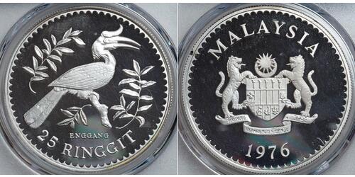 25 Ringgit Malasia (1957 - ) Plata 