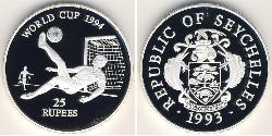 25 Rupee Seychelles (1976 - ) Silver 