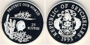 25 Rupee Seychelles (1976 - ) Silver 