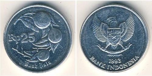 25 Rupiah Indonesien (1945 - ) Aluminium 