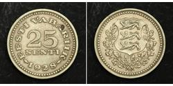 25 Sent Estonia (Republic) Bronze/Nickel 