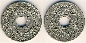 25 Sent Marokko Kupfer/Nickel 