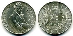 25 Shilling Republic of Austria (1955 - ) Argent 
