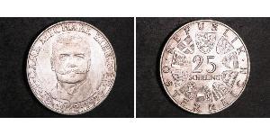 25 Shilling Republic of Austria (1955 - ) Argent 