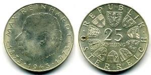 25 Shilling Republic of Austria (1955 - ) Argent 