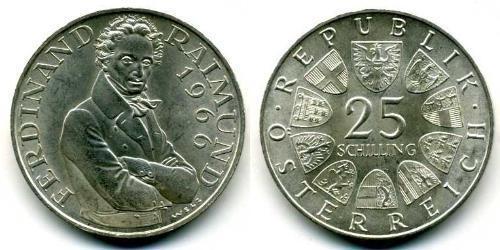 25 Shilling Republic of Austria (1955 - ) Argent 