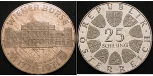 25 Shilling Republic of Austria (1955 - ) Argento 
