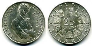 25 Shilling Republic of Austria (1955 - ) Argento 