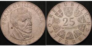25 Shilling Republic of Austria (1955 - ) Argento 
