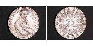 25 Shilling Republic of Austria (1955 - ) Argento 