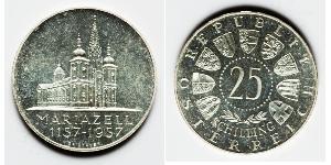25 Shilling Republic of Austria (1955 - ) Argento 