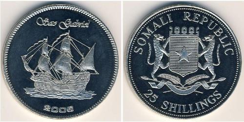 25 Shilling Somalia (1960 - ) Copper/Nickel 