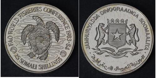 25 Shilling Somalia (1960 - ) Copper/Nickel 