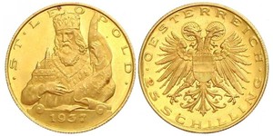 25 Shilling Federal State of Austria (1934-1938) Gold 