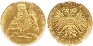 25 Shilling Federal State of Austria (1934-1938) Gold 