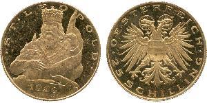 25 Shilling Federal State of Austria (1934-1938) Or 