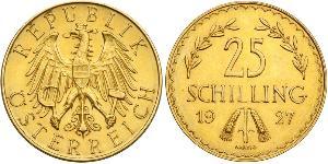 25 Shilling Prima repubblica austriaca (1918-1934) Oro 