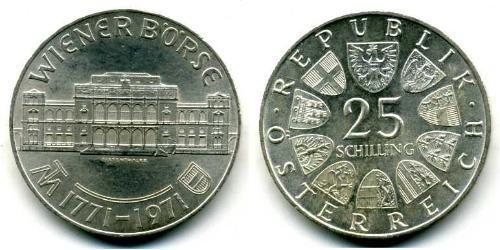 25 Shilling Republic of Austria (1955 - ) Plata 