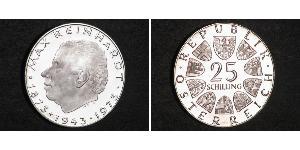 25 Shilling Republik Österreich (1955 - ) Silber 