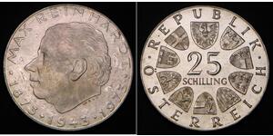 25 Shilling Republik Österreich (1955 - ) Silber 