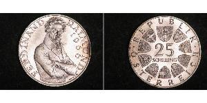 25 Shilling Republic of Austria (1955 - ) Silver 