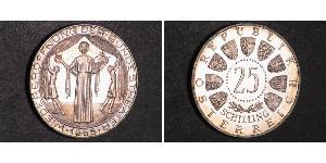25 Shilling 奥地利 銀 