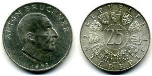 25 Shilling 奥地利 銀 