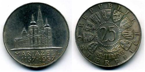25 Shilling 奥地利 銀 