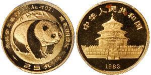 25 Yuan Cina Oro 