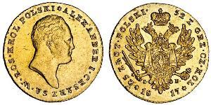 25 Zloty Kingdom of Poland (1815-1915) Gold Alexander I of Russia (1777-1825)