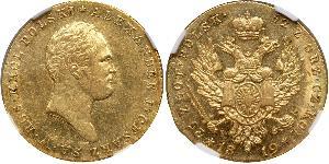 25 Zloty 波蘭會議王國 (1815 - 1915) 金 亚历山大一世 (俄国)  (1777-1825)