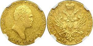 25 Zloty 波蘭會議王國 (1815 - 1915) 金 亚历山大一世 (俄国)  (1777-1825)