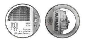 25 Євро Люксембург Срібло 