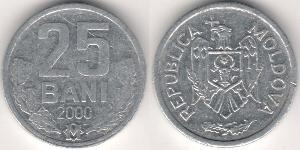 25 Бан Молдавия (1991 - ) Алюминий 