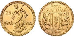 25 Гульден Gdansk (1920-1939) Золото 