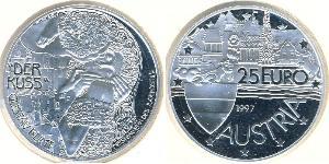 25 Евро Австрийская Республика(1955 - ) Серебро 