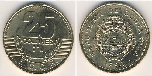 25 Колон Costa Rica (1821 - )  