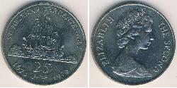 25 Пенни  Никель/Медь Елизавета II (1926-2022)