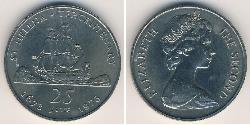 25 Пені  Нікель/Мідь Єлизавета II (1926-2022)