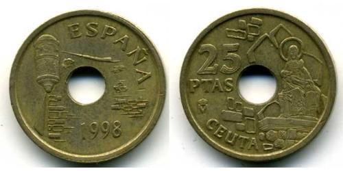 25 Песета Королівство Іспанія (1976 - ) Бронза/Алюміній 