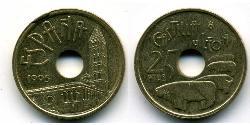 25 Песета Королівство Іспанія (1976 - ) Латунь 