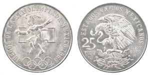 25 Песо Соединённые Штаты Мексики (1867 - ) Серебро 